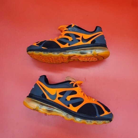 Nike Air Max 2012 GS Anthracite Black Orange Sneaker (7Y) Men 7 Shoes - Picture 4 of 7